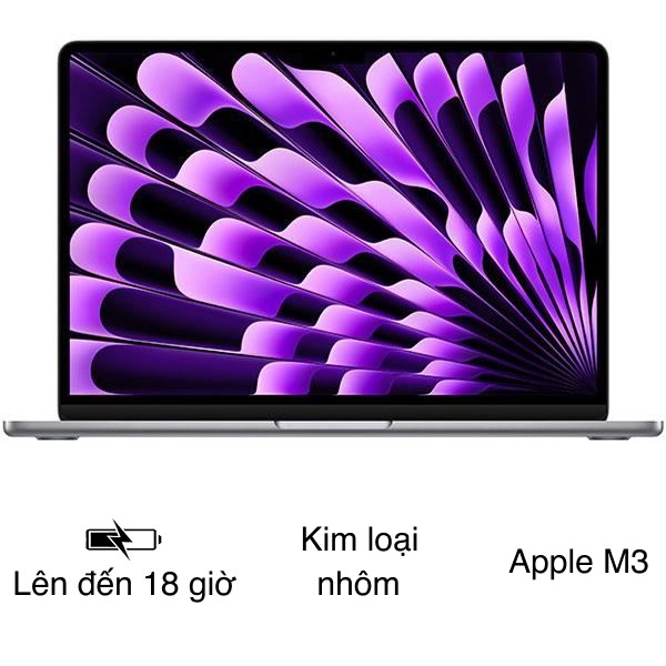 Laptop Apple MacBook Air 15 inch M3 8GB/256GB (MRYM3SA/A)